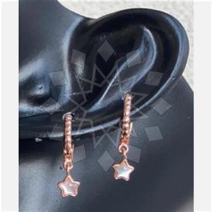 925 Sterling Silver Moon and Stars Earrings