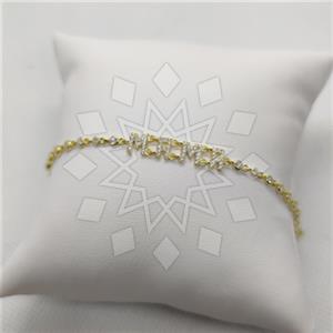 925 Sterling Silver Personalized Letter Minimal Dainty Classic Bracelets