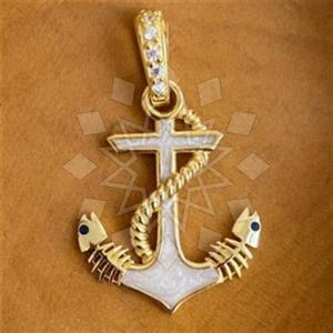 925 Sterling Silver Sea and Shell Classic Pendant