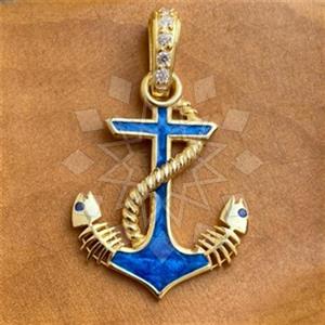 925 Sterling Silver Sea and Shell Classic Pendant