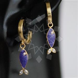 925 Sterling Silver Sea and Shell Dangle Earrings