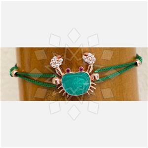 925 Sterling Silver Sea and Shell Macrame String Bracelets