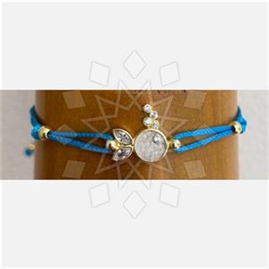 925 Sterling Silver Sea and Shell Macrame String Bracelets