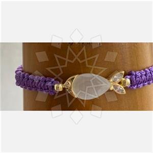 925 Sterling Silver Sea and Shell Macrame String Bracelets