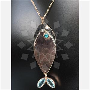 925 Sterling Silver Sea and Shell Pendant Necklace