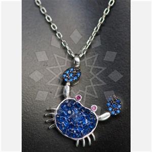 925 Sterling Silver Sea and Shell Pendant Necklace