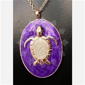 925 Sterling Silver Sea and Shell Pendant Necklace