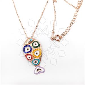 925 Sterling Silver Sea and Shell Pendant Necklace