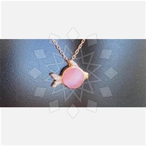 925 Sterling Silver Sea and Shell Pendant Necklace