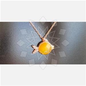 925 Sterling Silver Sea and Shell Pendant Necklace