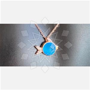 925 Sterling Silver Sea and Shell Pendant Necklace