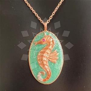 925 Sterling Silver Sea and Shell Pendant Necklace