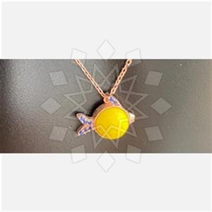 925 Sterling Silver Sea and Shell Pendant Necklace