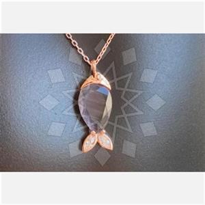 925 Sterling Silver Sea and Shell Pendant Necklace