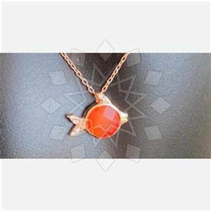 925 Sterling Silver Sea and Shell Pendant Necklace