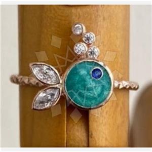 925 Sterling Silver Sea and Shell Cocktail Rings