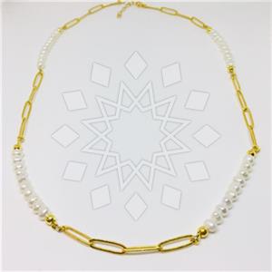 925 Sterling Silver Shimmering  Metal and Chain Necklace