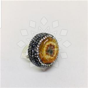 925 Sterling Silver Shimmering Rings