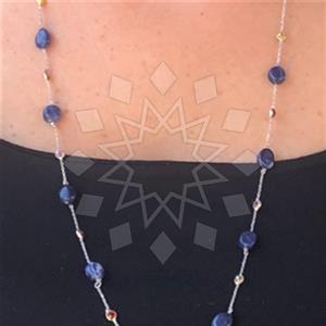 925 Sterling Silver Signature  Beaded Necklace