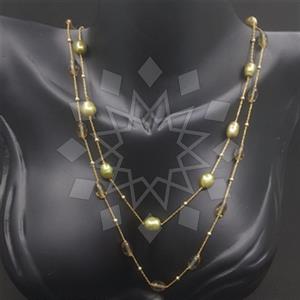 925 Sterling Silver Signature  Beaded Necklace