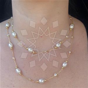 925 Sterling Silver Signature  Beaded Necklace