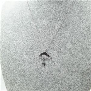 925 Sterling Silver Signature  Pendant Necklace