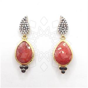 925 Sterling Silver Signature  Statement Earring