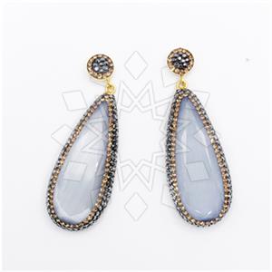 925 Sterling Silver Single Drop Earrings