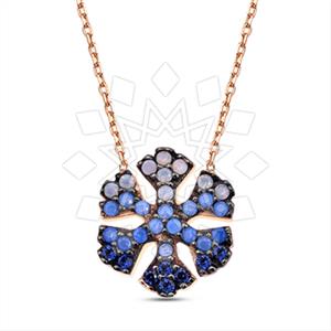 925 Sterling Silver Snowflake Pendant Necklace