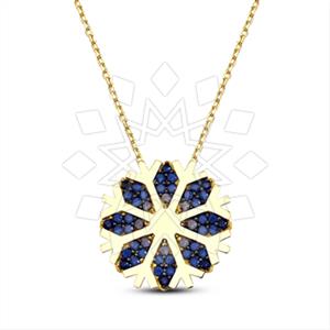 925 Sterling Silver Snowflake Pendant Necklace