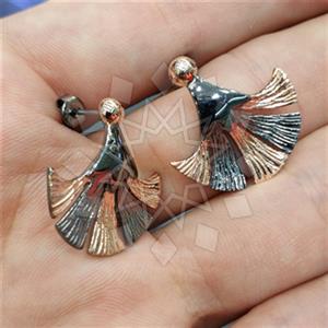 925 Sterling Silver Handmade Artisan Silver  Statement Earring