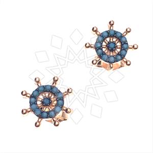 925 Sterling Silver Modern  Stud Earrings