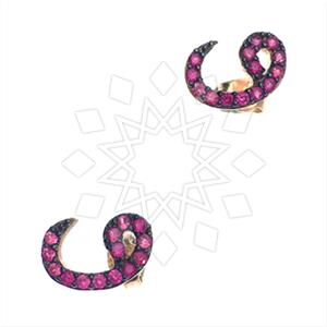925 Sterling Silver Islamic Stud Earrings