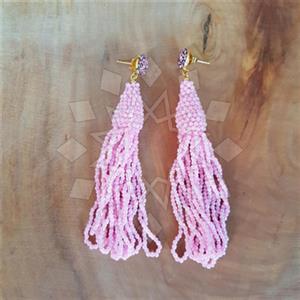 925 Sterling Silver Statement  Tassel Earring
