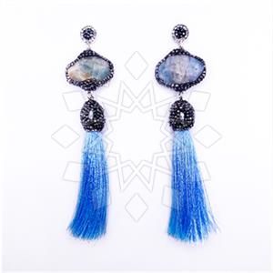 925 Sterling Silver Tassel  Tassel Earring
