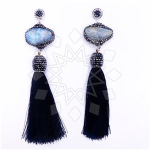 925 Sterling Silver Tassel  Tassel Earring
