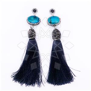 925 Sterling Silver Tassel  Tassel Earring