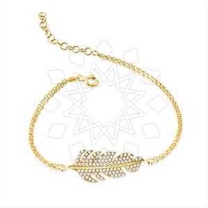 925 Sterling Silver Tree and Leaf Classic Bracelets