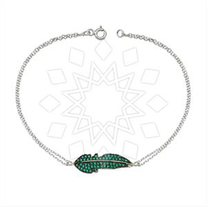 925 Sterling Silver Tree and Leaf Classic Bracelets