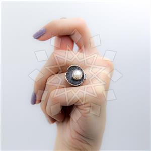 925 Sterling Silver Sea and Shell Gemstone Rings