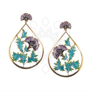 925 Sterling Silver Tree and Leaf Flower Dangle Earrings