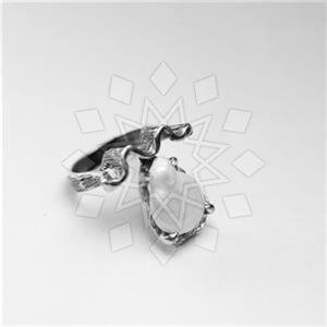 925 Sterling Silver Tree and Leaf Gemstone Rings