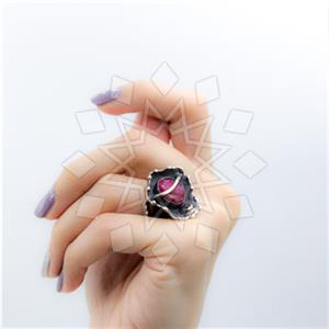 925 Sterling Silver Tree and Leaf Gemstone Rings