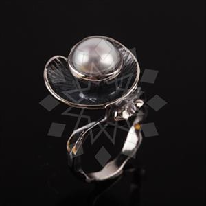 925 Sterling Silver Tree and Leaf Gemstone Rings