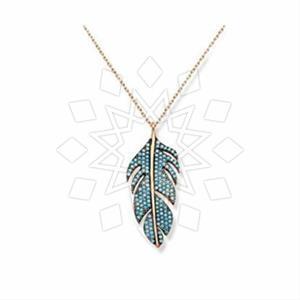 925 Sterling Silver Tree and Leaf Pendant Necklace