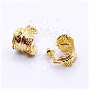 925 Sterling Silver Tree and Leaf Unique Earrings