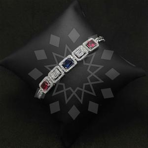 925 Sterling Silver Zirconia  Classic Bracelets