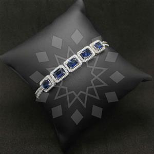 925 Sterling Silver Zirconia  Classic Bracelets