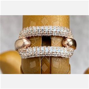 925 Sterling Silver Zirconia  Cocktail Fantasy Rings