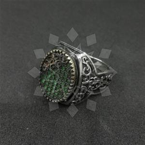 925 Sterling Silver Zirconia  Mens Ring